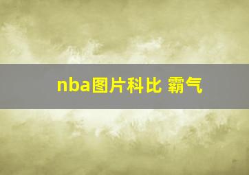 nba图片科比 霸气